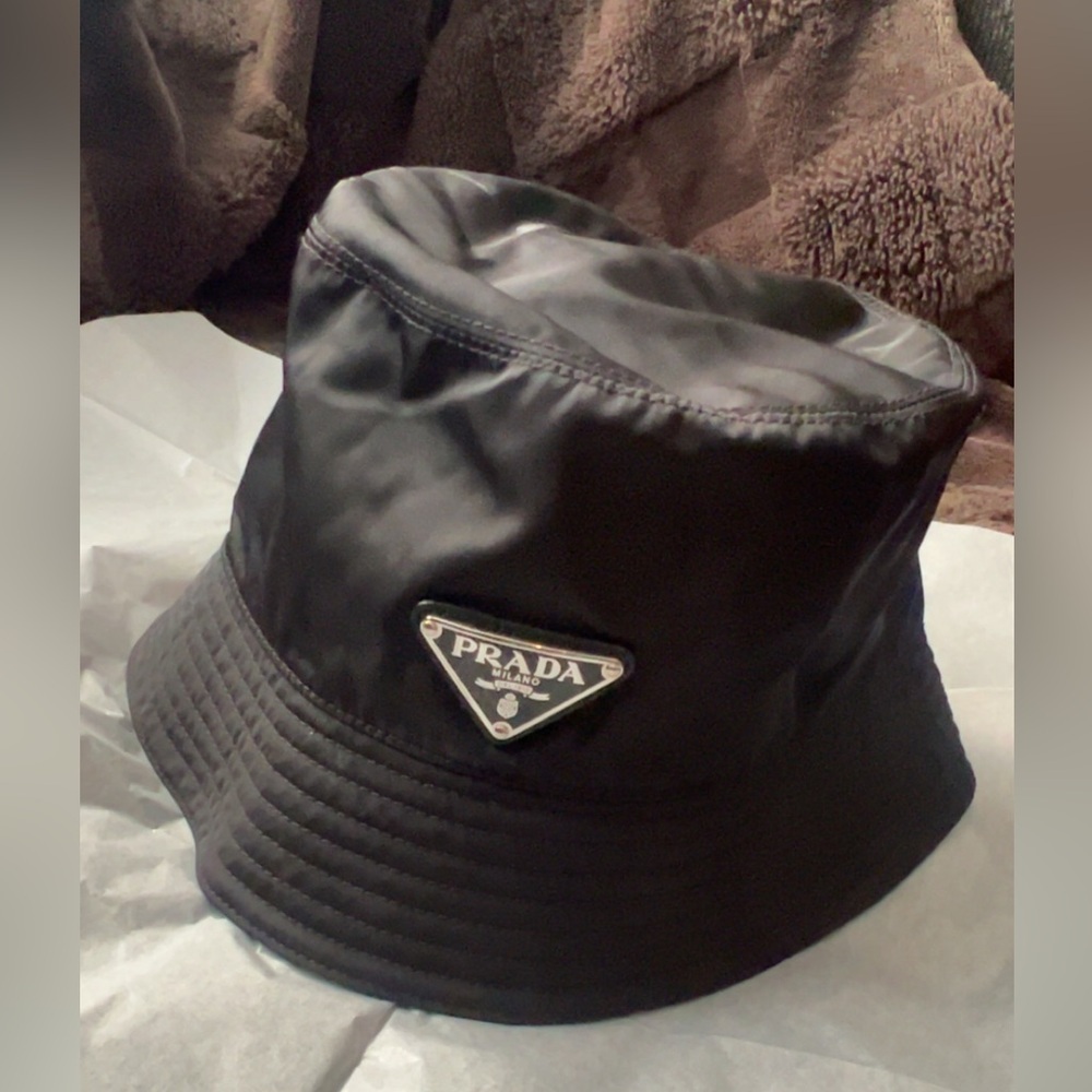 Prada Classic Black Bucket Hat - Picture 5 of 6